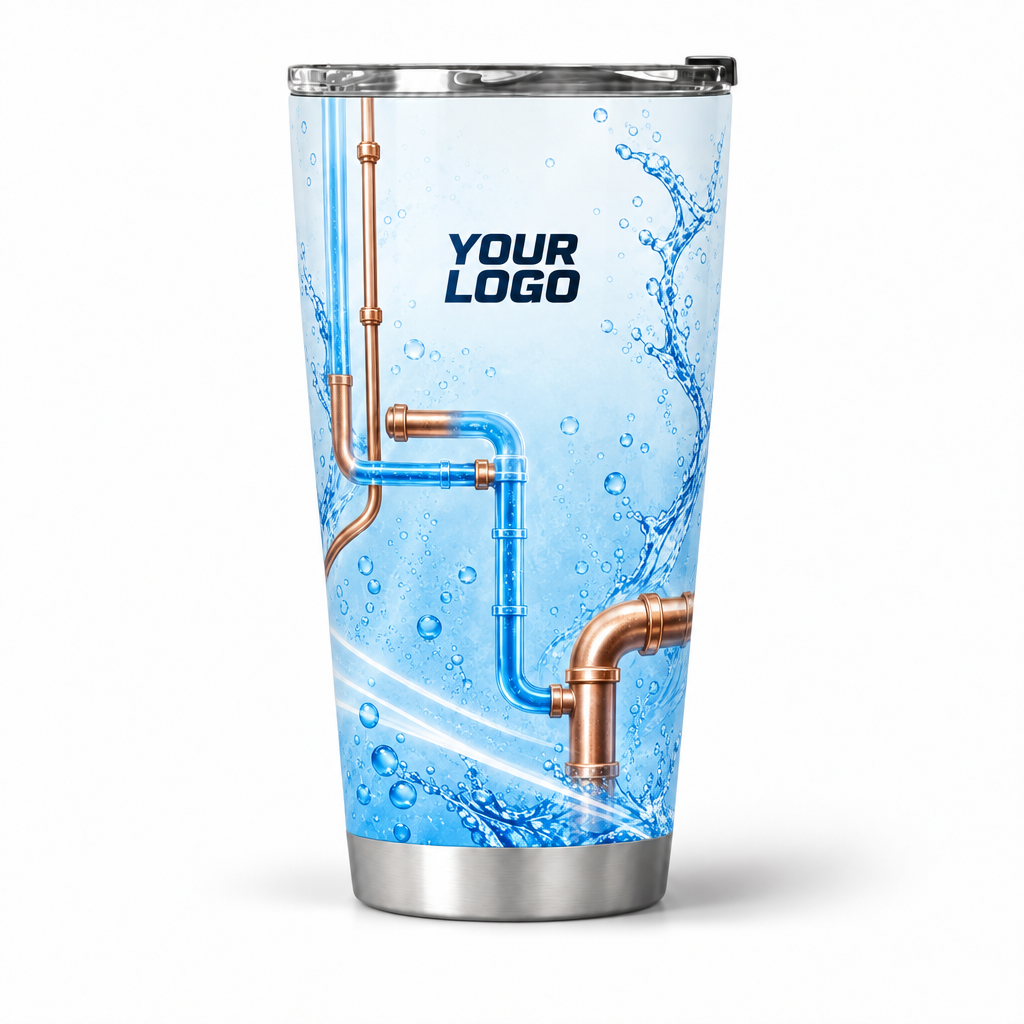PLN028 personalized tumbler 20oz front product mockup