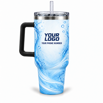 PLN028 personalized tumbler 40oz back product mockup