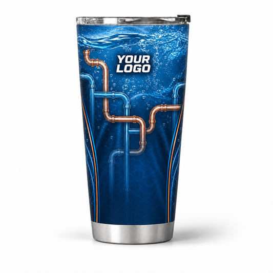 PLN029 personalized tumbler 20oz front product mockup