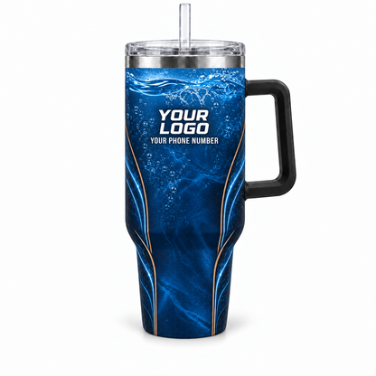 PLN029 personalized tumbler 40oz front product mockup