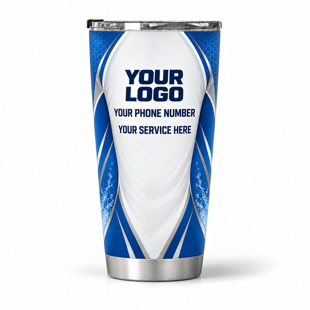 PLN030 personalized tumbler 20oz back product mockup
