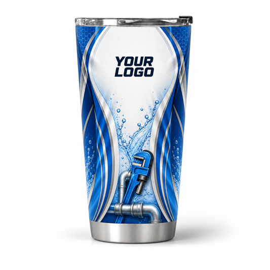 PLN030 personalized tumbler 20oz front product mockup