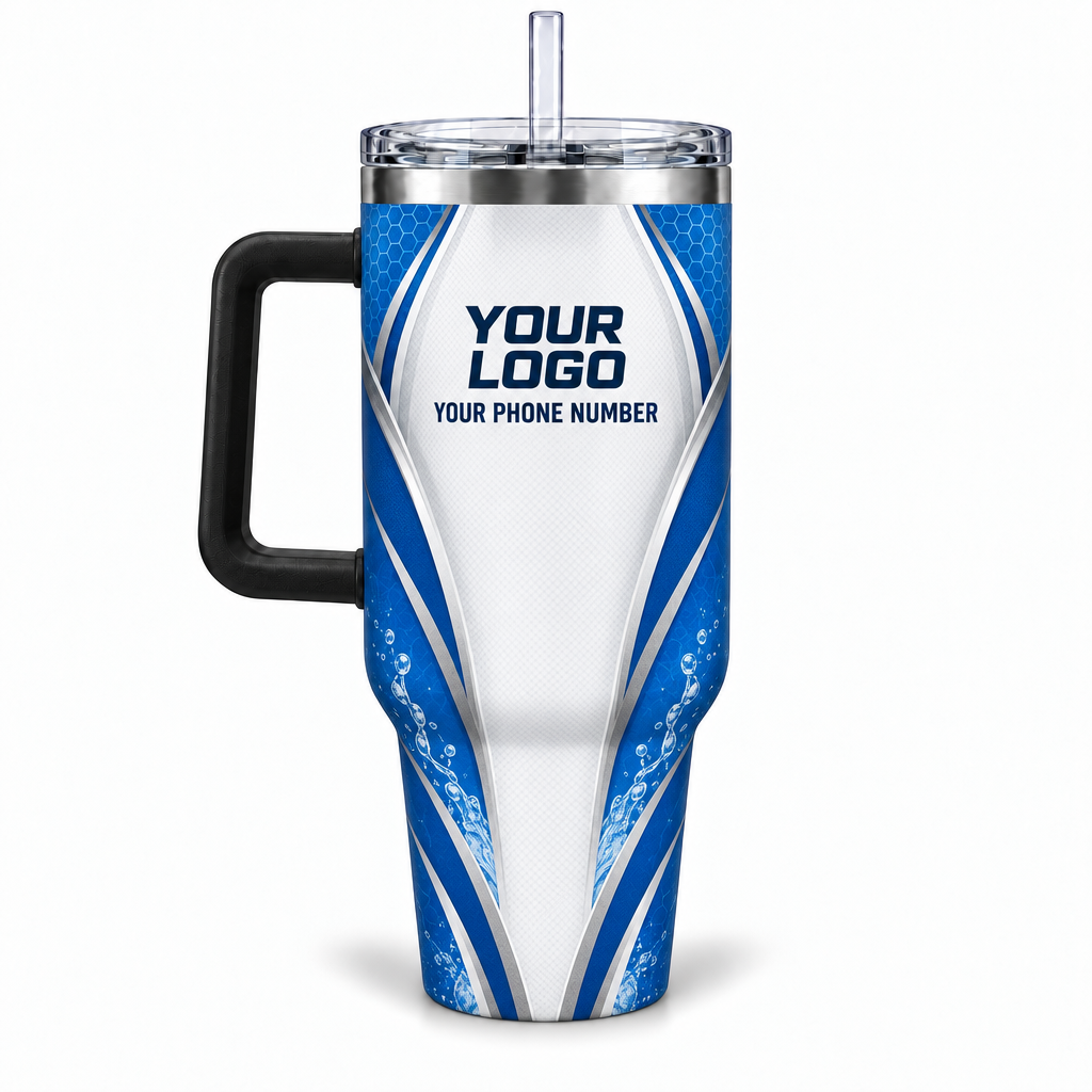 PLN030 personalized tumbler 40oz back product mockup