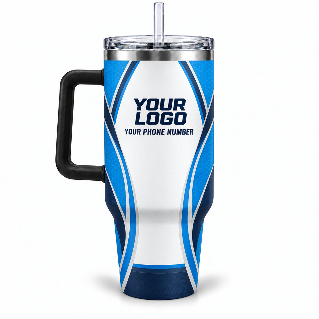 PLN031 personalized tumbler 40oz back product mockup