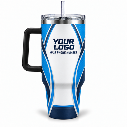 PLN031 personalized tumbler 40oz back product mockup