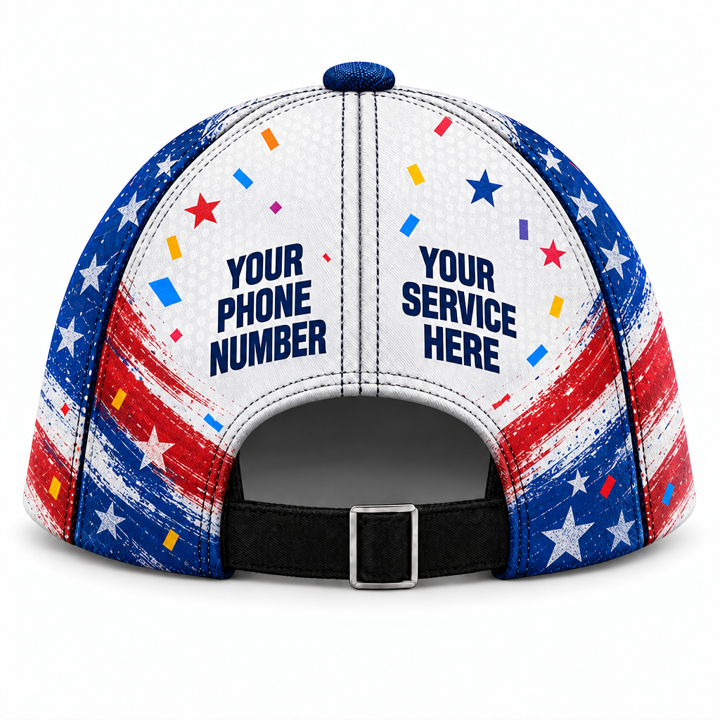 PRN001 personalized cap back product mockup