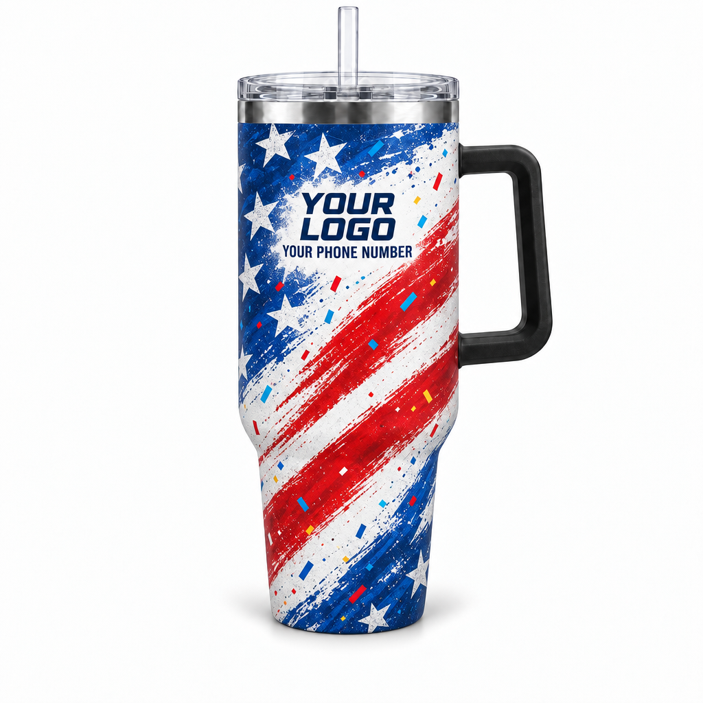 PRN001 personalized tumbler 40oz front product mockup