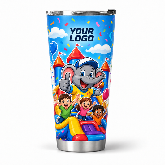 PRN002 personalized tumbler 20oz front product mockup