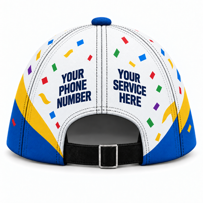 PRN003 personalized cap back product mockup