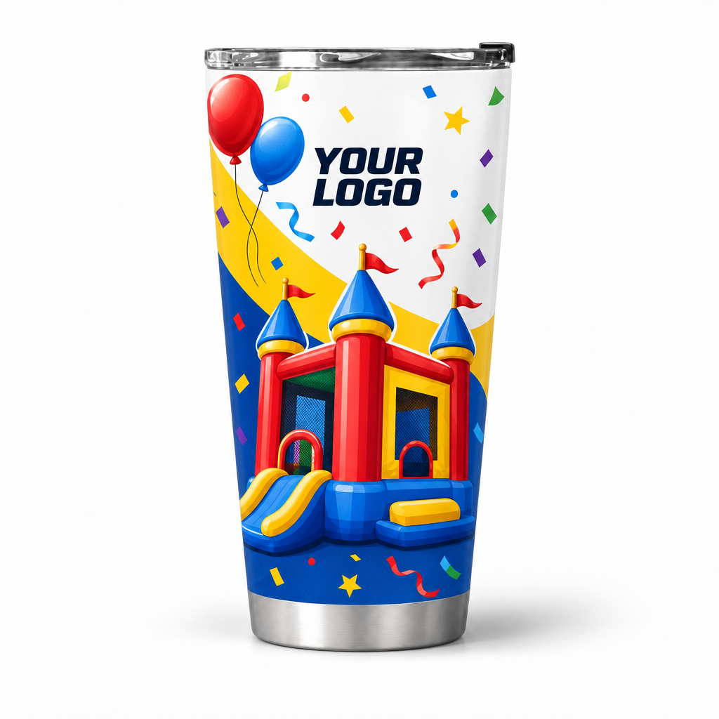 PRN003 personalized tumbler 20oz front product mockup