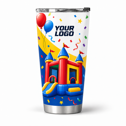 PRN003 personalized tumbler 20oz front product mockup