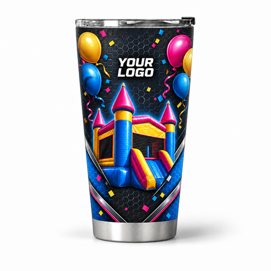 PRN004 personalized tumbler 20oz front product mockup