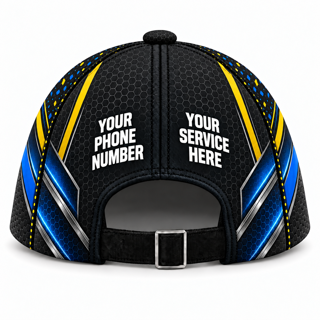 PRN005 personalized cap back product mockup