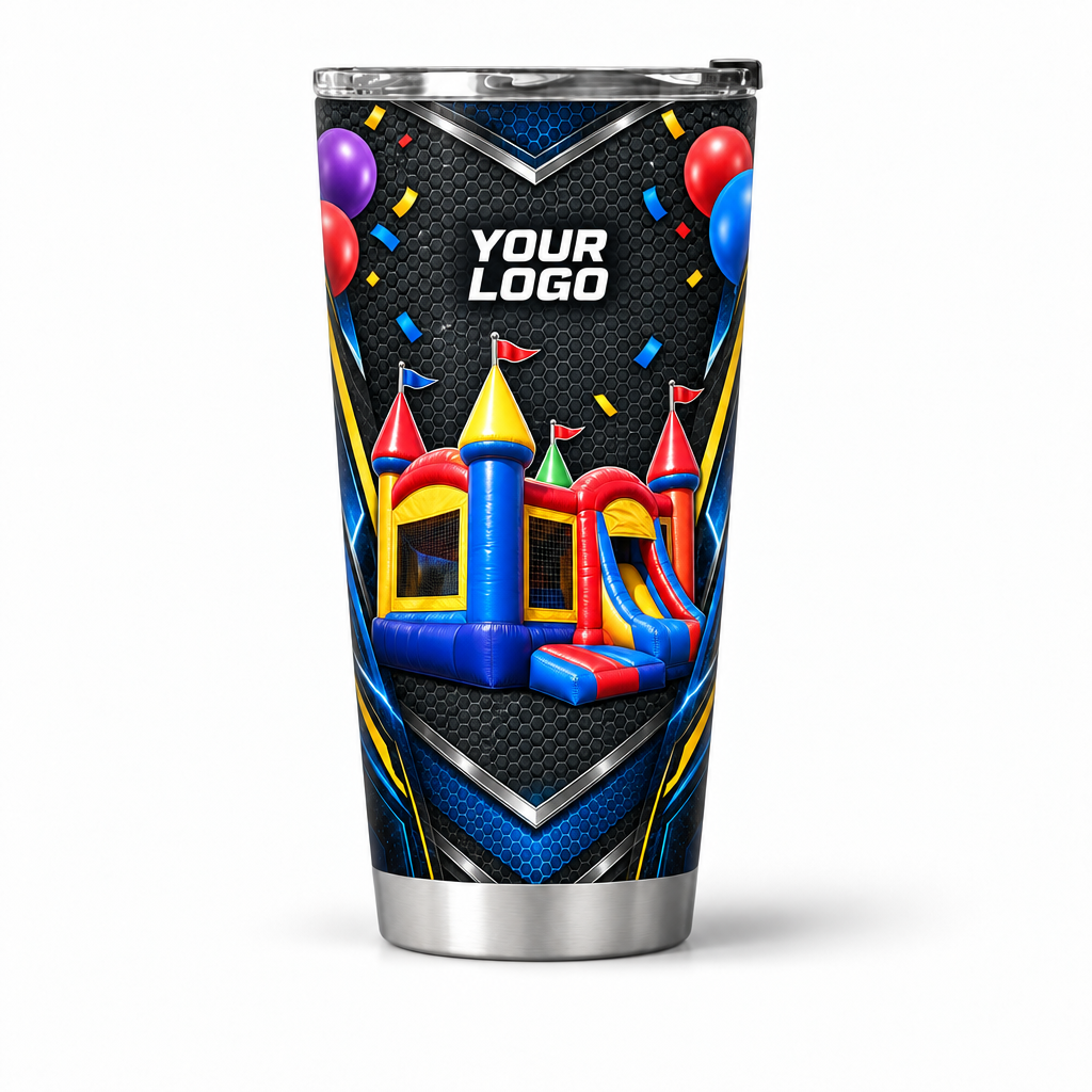 PRN005 personalized tumbler 20oz front product mockup