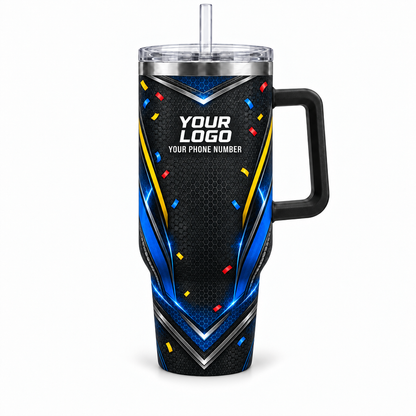 PRN005 personalized tumbler 40oz front product mockup