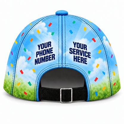 PRN007 personalized cap back product mockup