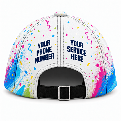 PRN008 personalized cap back product mockup