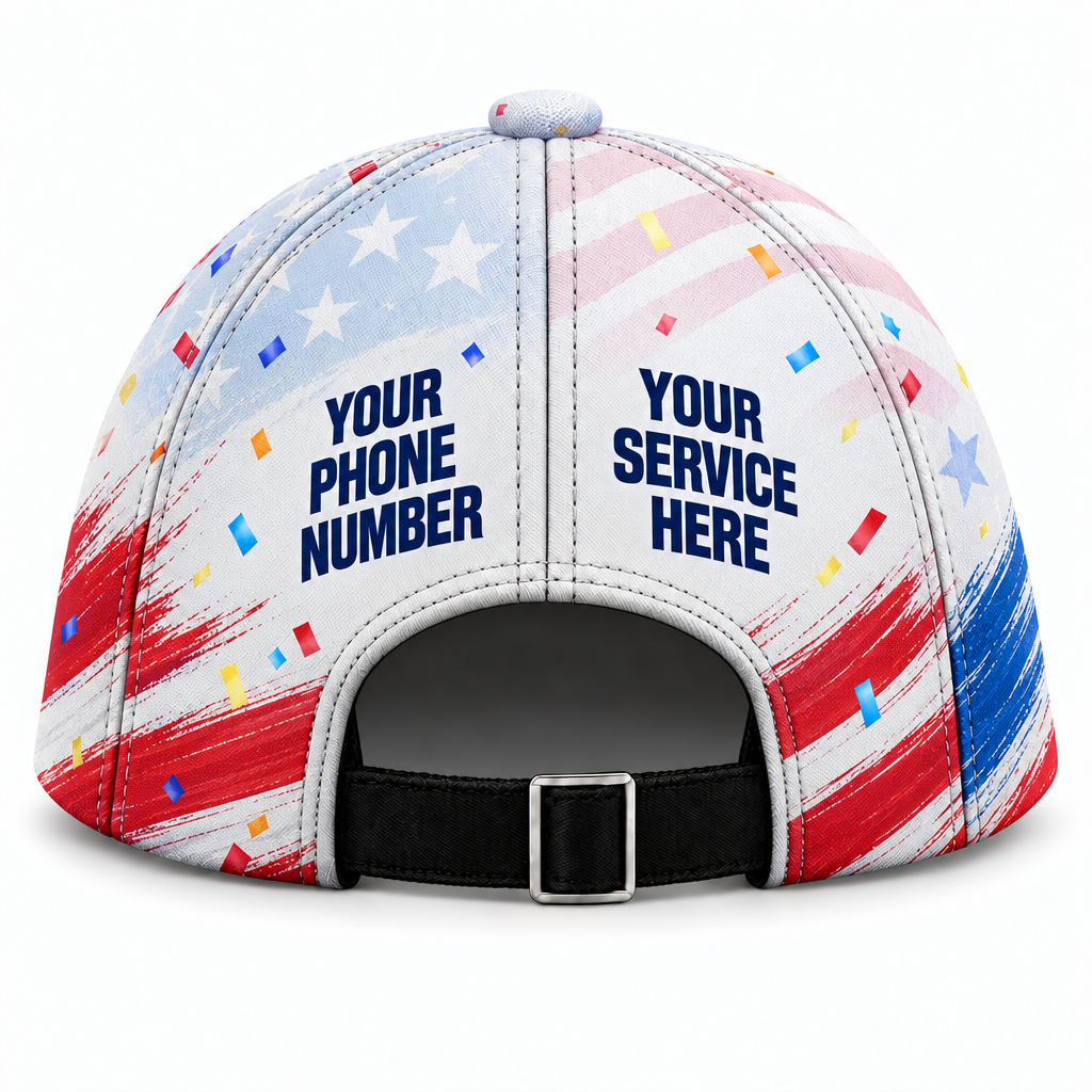 PRN009 personalized cap back product mockup