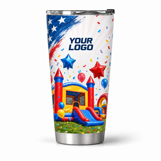 PRN009 personalized tumbler 20oz front product mockup