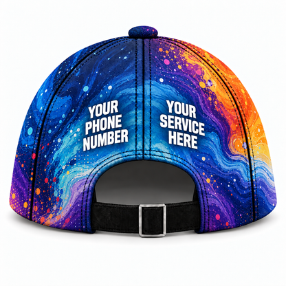 PRN010 personalized cap back product mockup