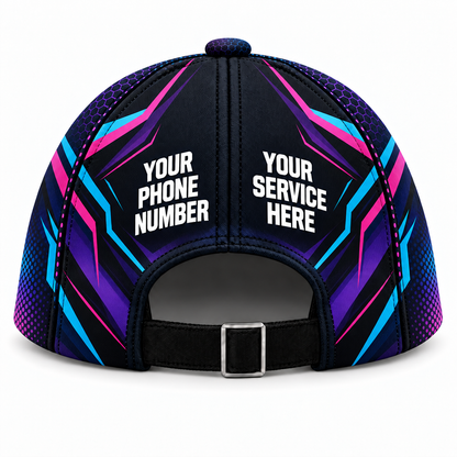 PRN012 personalized cap back product mockup