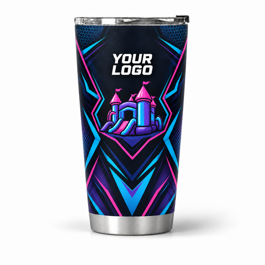 PRN012 personalized tumbler 20oz front product mockup