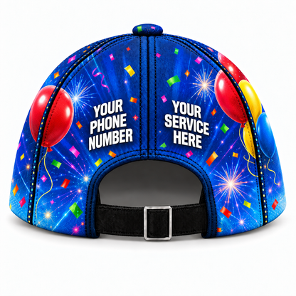 PRN013 personalized cap back product mockup
