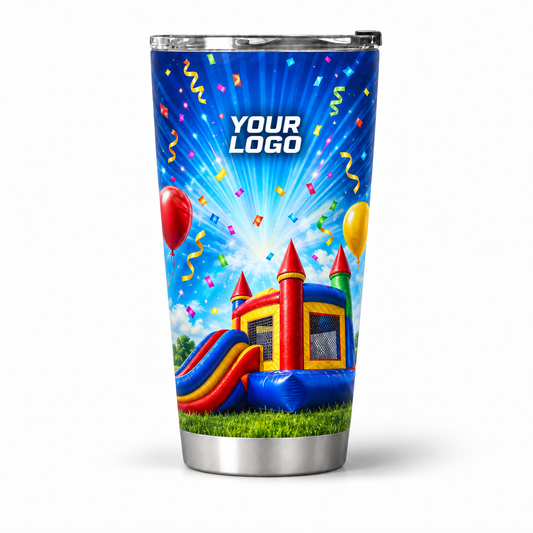 PRN013 personalized tumbler 20oz front product mockup