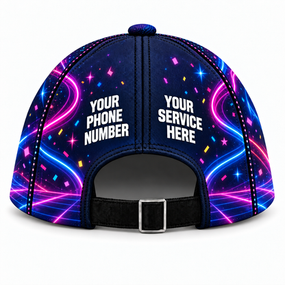 PRN014 personalized cap back product mockup