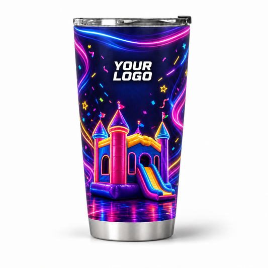 PRN014 personalized tumbler 20oz front product mockup