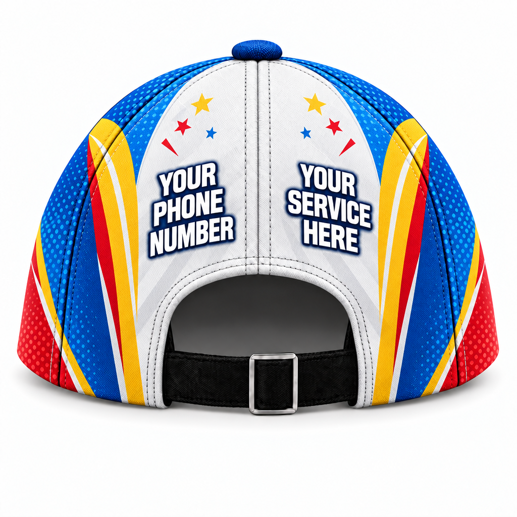 PRN015 personalized cap back product mockup