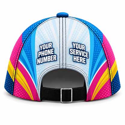 PRN016 personalized cap back product mockup