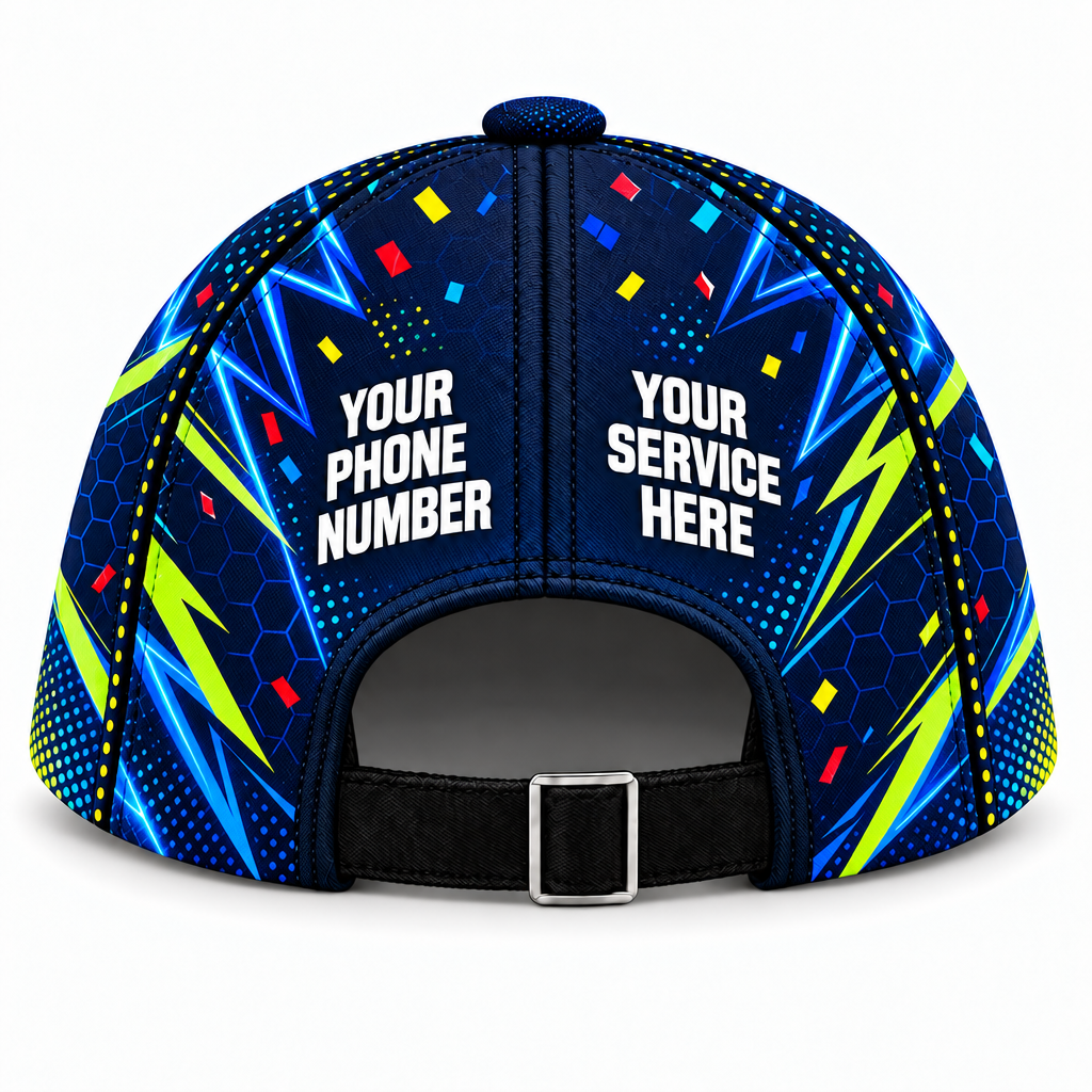 PRN017 personalized cap back product mockup
