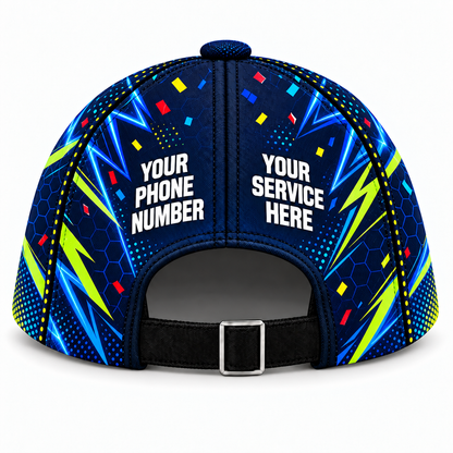 PRN017 personalized cap back product mockup