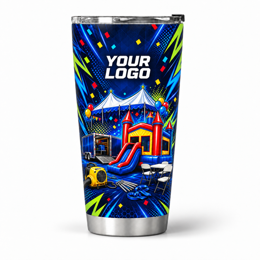 PRN017 personalized tumbler 20oz front product mockup