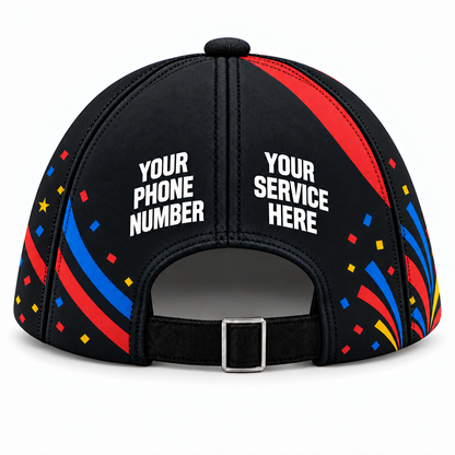 PRN019 personalized cap back product mockup