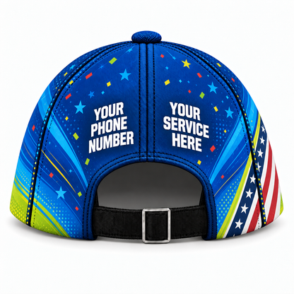 PRN020 personalized cap back product mockup