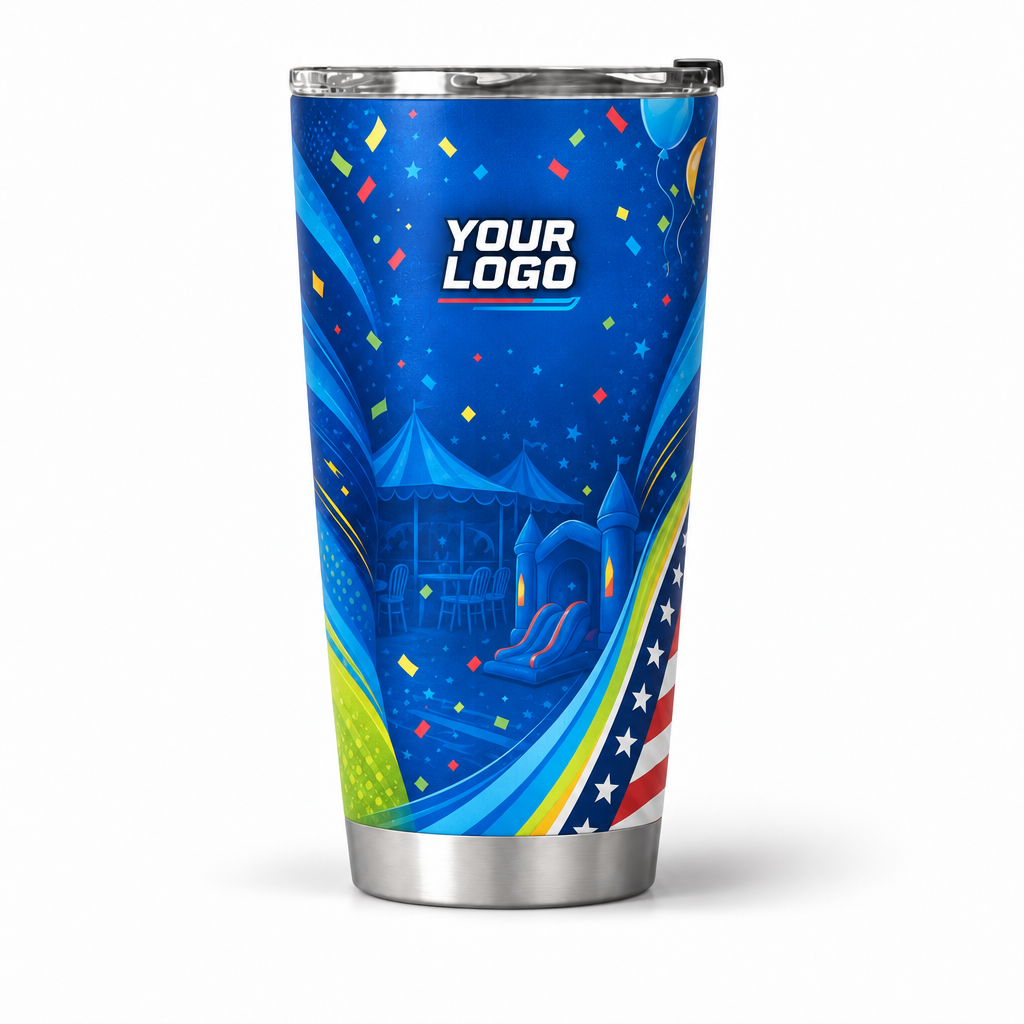 PRN020 personalized tumbler 20oz front product mockup