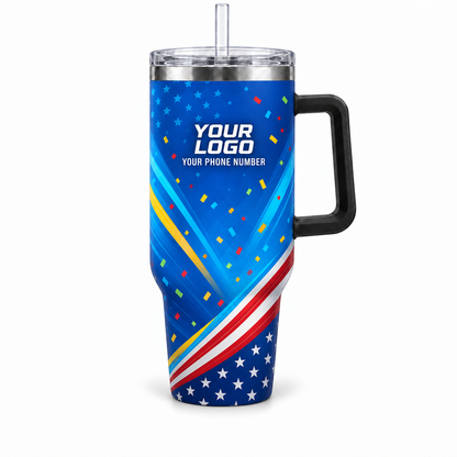 PRN021 personalized tumbler 40oz front product mockup