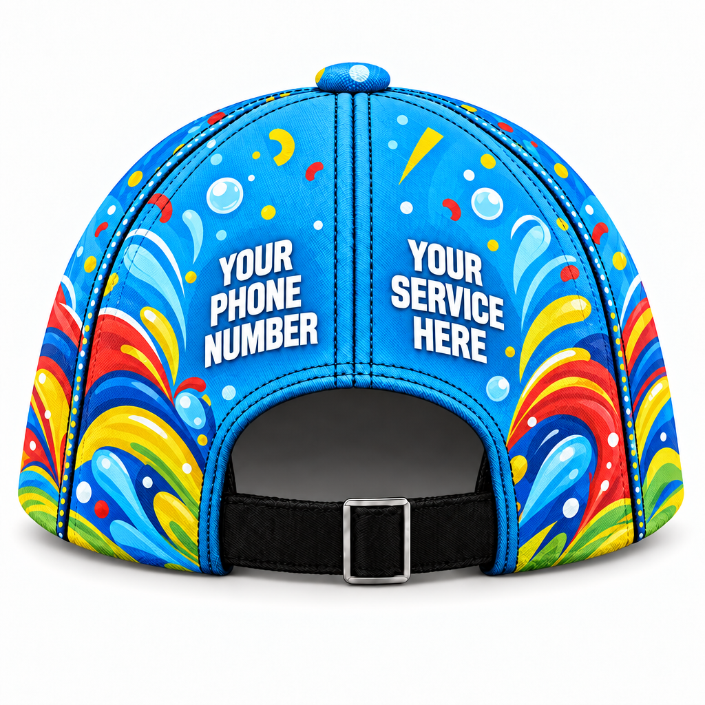 PRN022 personalized cap back product mockup