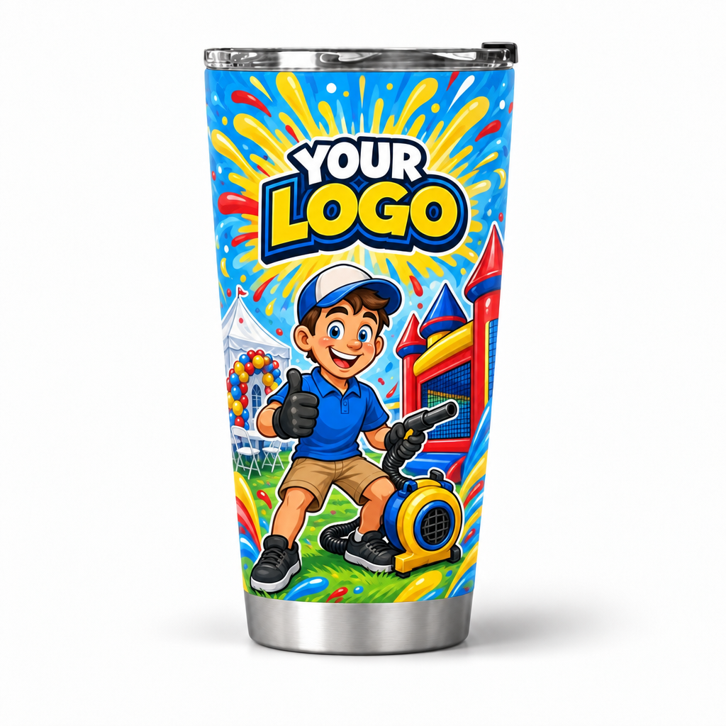 PRN022 personalized tumbler 20oz front product mockup
