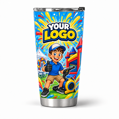 PRN022 personalized tumbler 20oz front product mockup