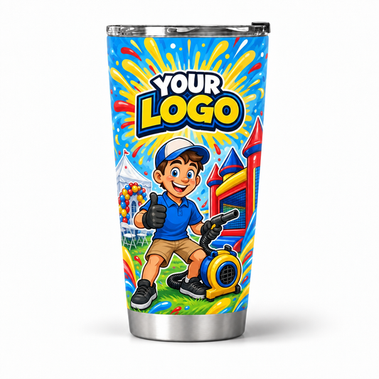 PRN022 personalized tumbler 20oz front product mockup