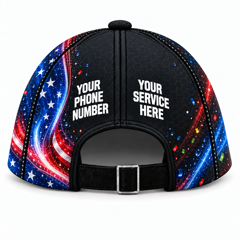 PRN023 personalized cap back product mockup