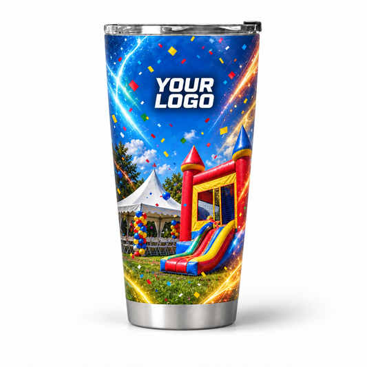 PRN024 personalized tumbler 20oz front product mockup