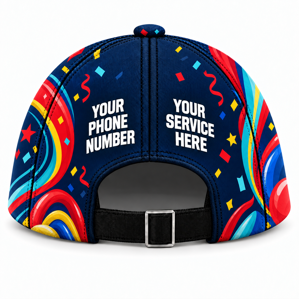 PRN026 personalized cap back product mockup