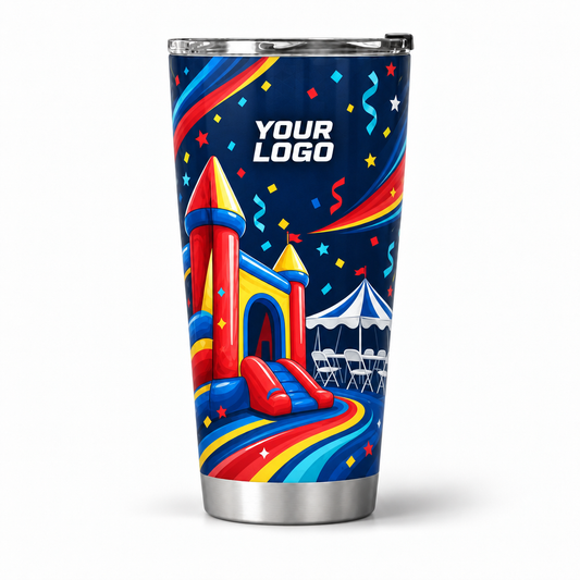 PRN026 personalized tumbler 20oz front product mockup