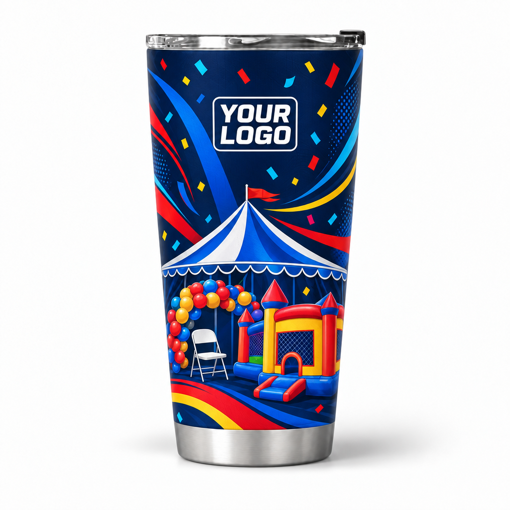 PRN027 personalized tumbler 20oz front product mockup