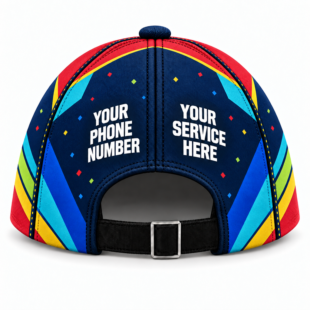 PRN029 personalized cap back product mockup