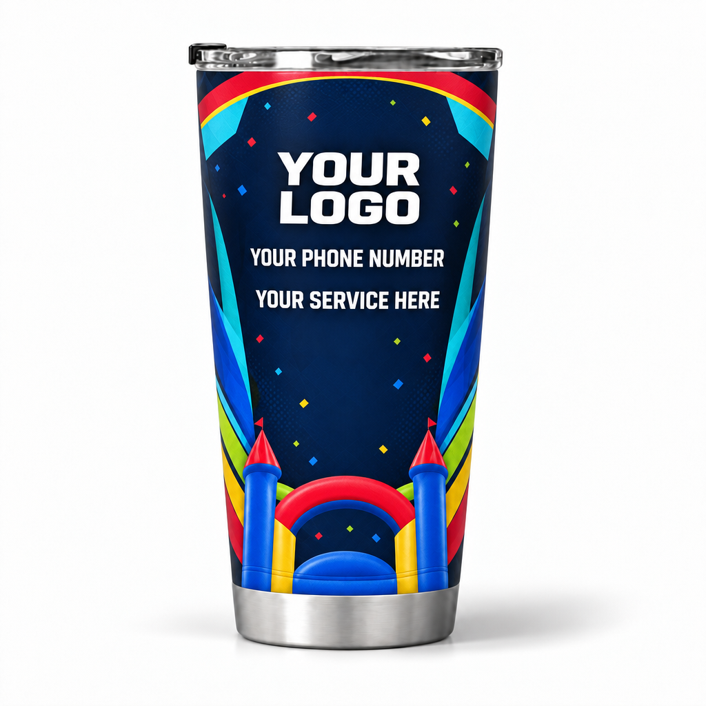 PRN029 personalized tumbler 20oz back product mockup